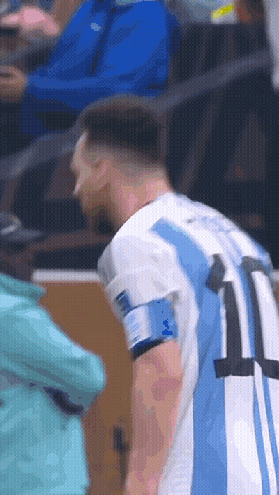 A Man Wearing A Blue And White Jersey With The Number 11 On It GIF