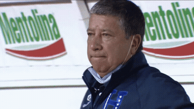 A Man Wearing A Blue Jacket With The Letter H On The Front GIF