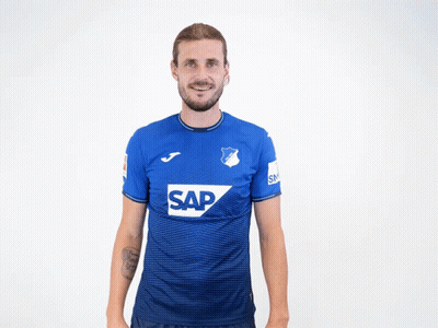A Man Wearing A Blue Jersey With The Number 6 On The Back GIF