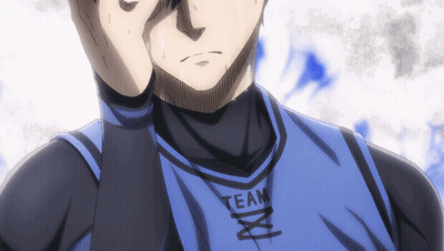 A Man Wearing A Blue Shirt With Team Written On It GIF