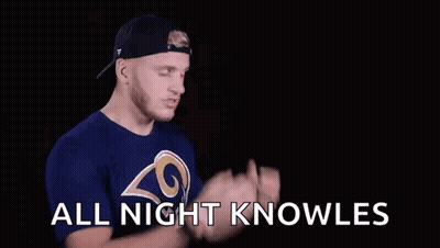 A Man Wearing A Blue Shirt With The Number 2 On It GIF