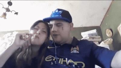 A Man Wearing A Blue Shirt With The Word Etihad On The Front GIF