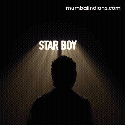 A Man Wearing A Blue Shirt With The Word Star Boy On It GIF
