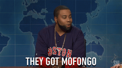 A Man Wearing A Boston Red Sox Shirt Giving A Thumbs Up GIF