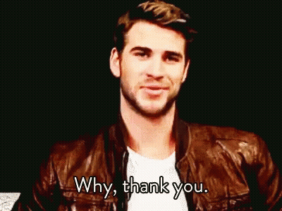 A Man Wearing A Brown Leather Jacket Is Saying Why Thank You . GIF