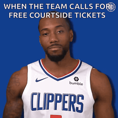 A Man Wearing A Clippers Jersey Gives A Thumbs Up GIF
