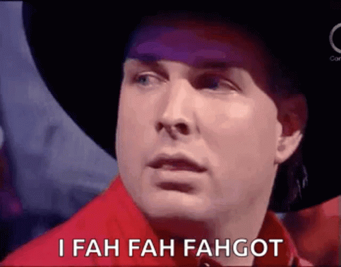 A Man Wearing A Cowboy Hat And A Red Shirt Is Saying I Fah Fah Fah Got . GIF