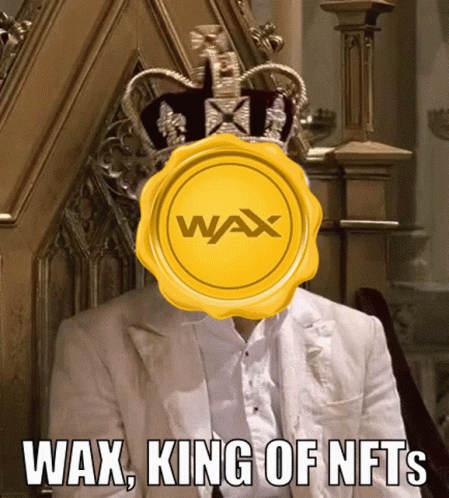 A Man Wearing A Crown And A Wax Seal On His Head GIF