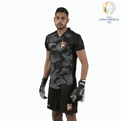 A Man Wearing A Givova Shirt And Shorts GIF