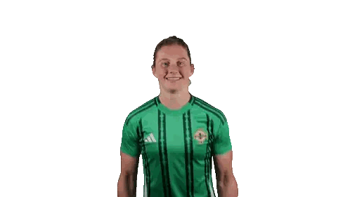 A Man Wearing A Green Adidas Shirt With The Word Ireland On It GIF