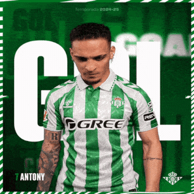 A Man Wearing A Green And White Striped Gree Shirt GIF
