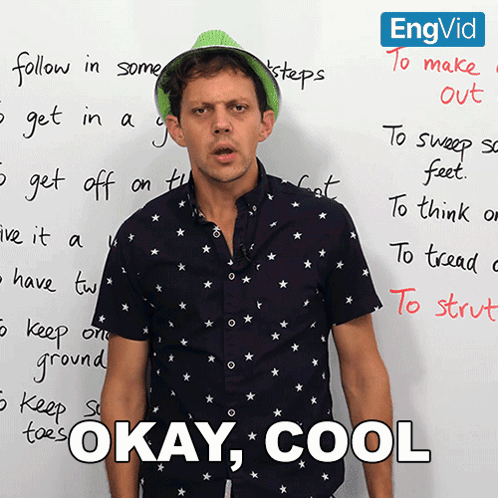 Man In Green Hat Says Okay Cool GIF
