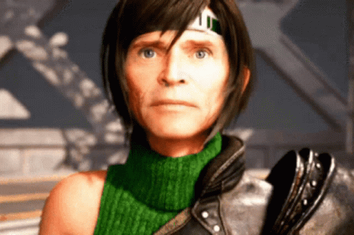 A Man Wearing A Green Sweater And A Headband With The Letter T On It GIF