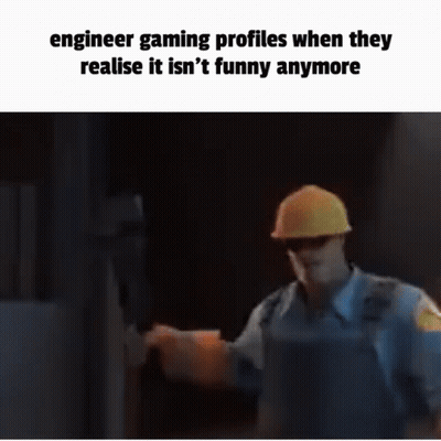 A Man Wearing A Hard Hat And Sunglasses Is Holding A Gun In A Meme . GIF