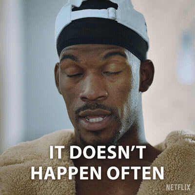 A Man Wearing A Hat And A Blanket Says It Does N't Happen Often GIF