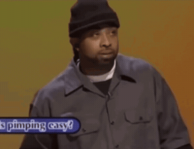 A Man Wearing A Hat And A Gray Shirt Is Saying Hell Yeah . GIF