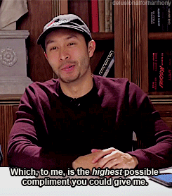 A Man Wearing A Hat And A Purple Sweater Says Which To Me Is The Highest Possible Compliment You Could Give Me GIF
