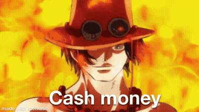 A Man Wearing A Hat And Goggles With The Words `` Cash Money '' Written On It . GIF