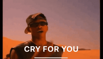 A Man Wearing A Hat And Sunglasses Says Cry For You GIF