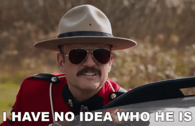 A Man Wearing A Hat And Sunglasses Says I Have No Idea Who He Is GIF