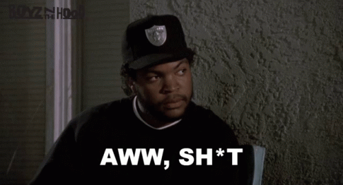 Man Wearing Hat Says Aww Sh*t GIF