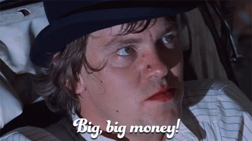 A Man Wearing A Hat Says Big Big Money GIF