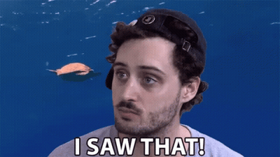 A Man Wearing A Hat Says I Saw That GIF