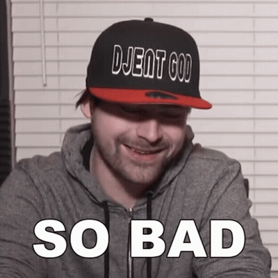 A Man Wearing A Hat That Says Djent God GIF