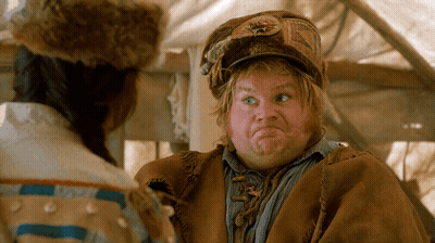 A Man Wearing A Hat That Says ' Eagle ' On It Is Making A Funny Face GIF
