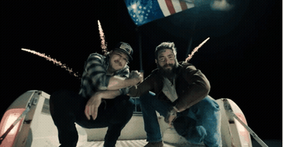 A Man Wearing A Hat That Says ' Liberty ' On It GIF