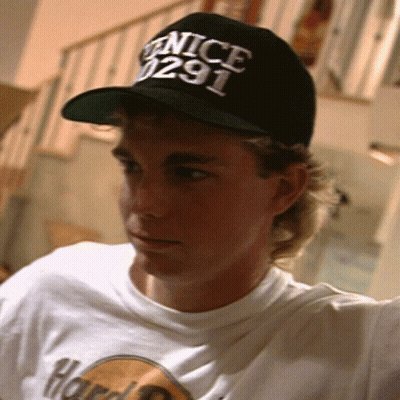 A Man Wearing A Hat That Says Nice 1291 GIF