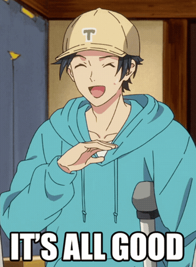 A Man Wearing A Hat With The Letter T On It And The Words It 'S All Good GIF