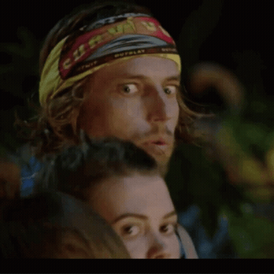 A Man Wearing A Headband With Outplay On It GIF