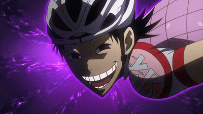 A Man Wearing A Helmet And A Pink Shirt Has A Huge Smile On His Face GIF