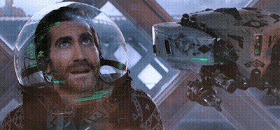 A Man Wearing A Helmet That Says ' A ' On It GIF
