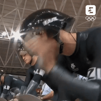 A Man Wearing A Helmet With The Letter L On The Bottom GIF