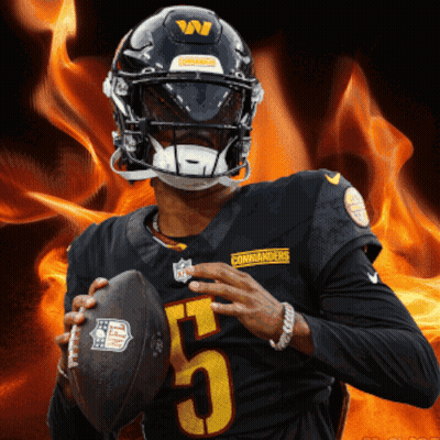 A Man Wearing A Helmet With The Number 5 On It GIF