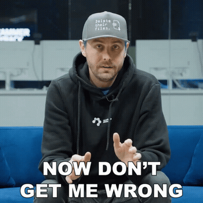 A Man Wearing A Hoodie And A Hat Says Now Do N't Get Me Wrong GIF