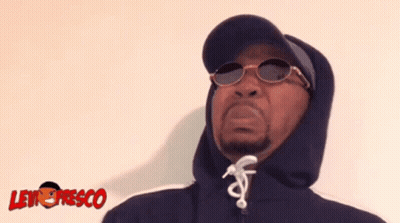A Man Wearing A Hoodie And Sunglasses With The Words Pause Behind Him GIF