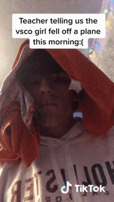 A Man Wearing A Hoodie That Says Aeropostale GIF