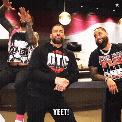 A Man Wearing A Hoodie That Says Otc Is Dancing GIF