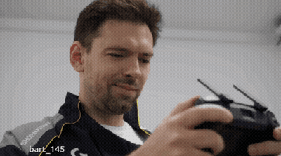 A Man Wearing A Jacket That Says Skip N Glide GIF