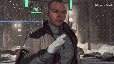 A Man Wearing A Jacket With The Number 64 On It Stands In The Snow GIF