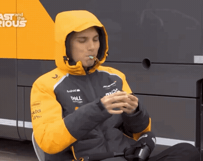 A Man Wearing A Jacket With The Word Dell On The Sleeve GIF