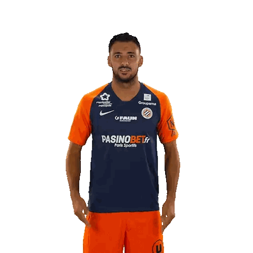 A Man Wearing A Jersey That Says Pasinobet On It Sticker