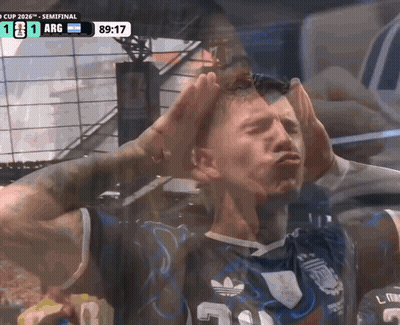 A Man Wearing A Jersey With The Number 3 On It Holds His Hands To His Head GIF
