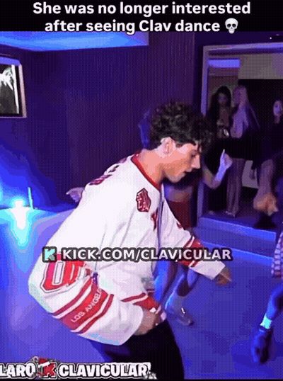 A Man Wearing A Los Angeles Jersey Is Dancing GIF
