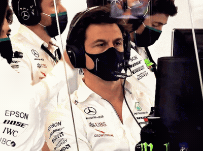 A Man Wearing A Mask And A Bose Headset GIF