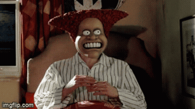 A Man Wearing A Mask Is Sitting On A Bed With Imgflip.com At The Bottom Of The Image GIF