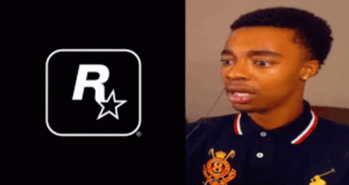 A Man Wearing A Polo Shirt With The Number 8 On The Front GIF